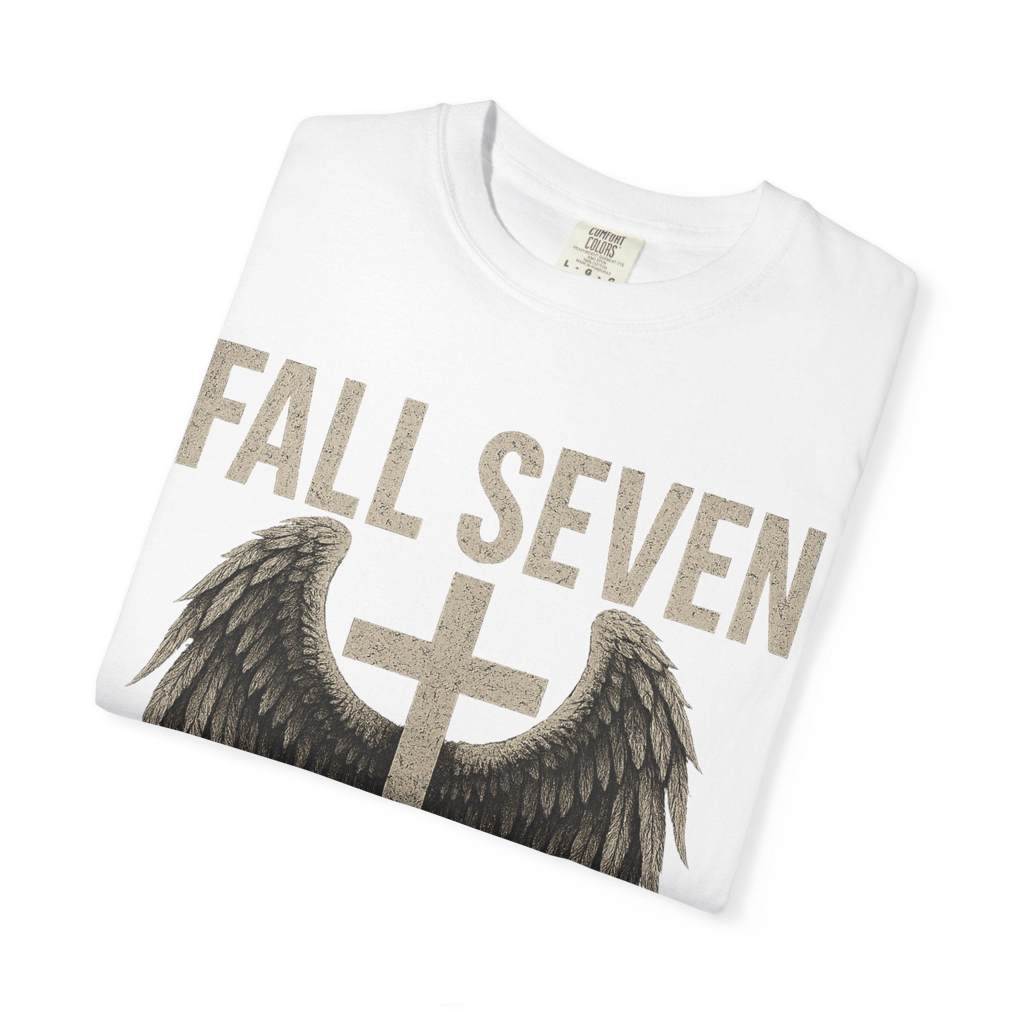 Fall Seven Rise Eight | Proverbs 24:16 | Grit & Grace Christian Tee