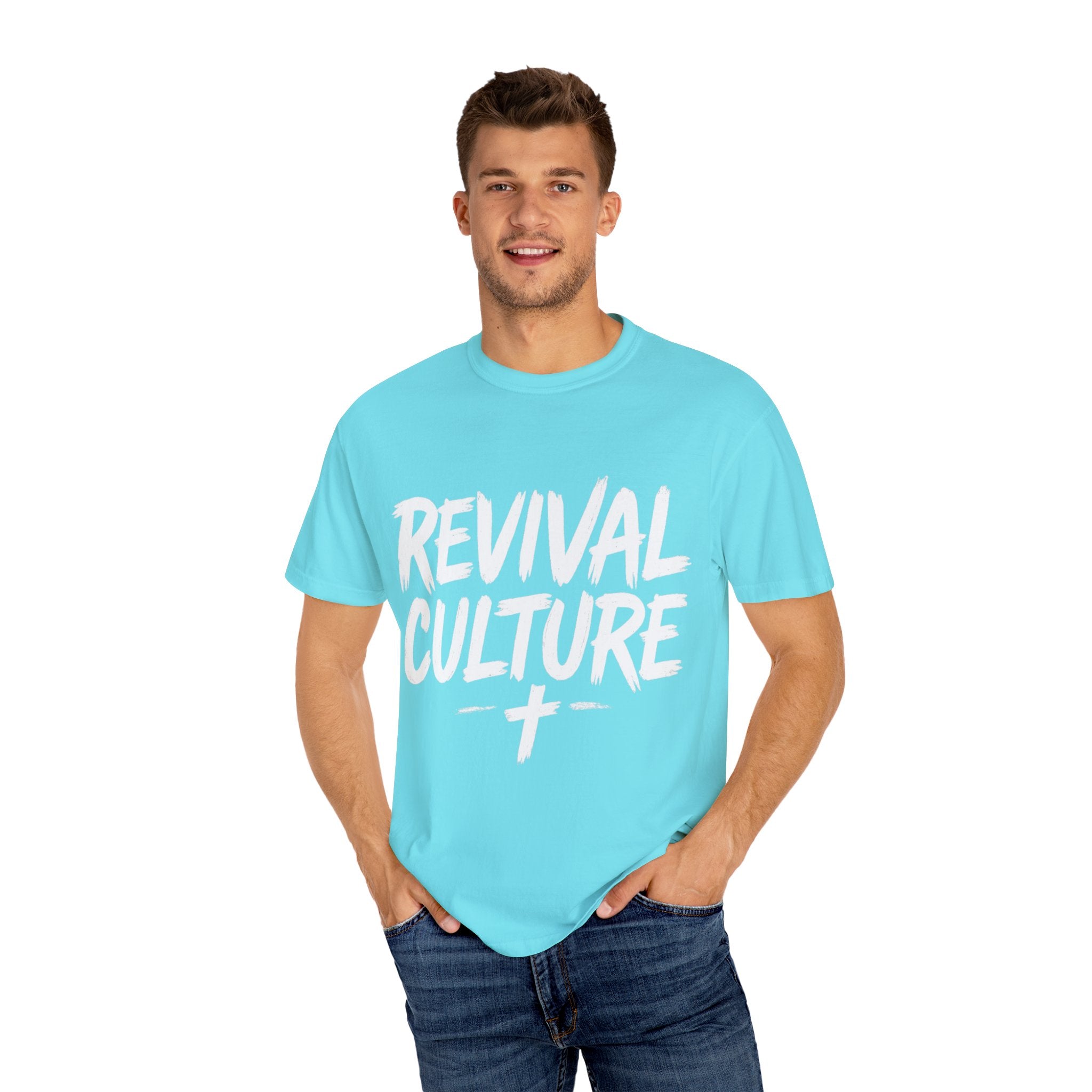 Revival Culture Grunge Tee | Christian Streetwear | Bold Christian T-Shirt for Teens & Young Adults