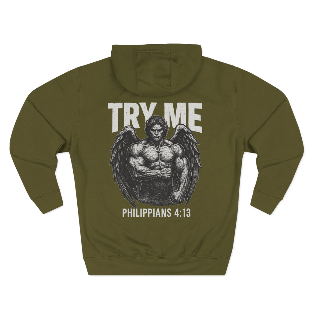 Try Me | Philippians 4:13 | Grit & Faith Christian Streetwear Tee