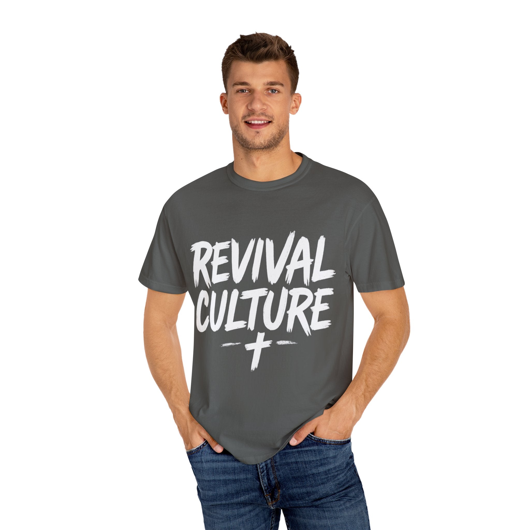 Revival Culture Grunge Tee | Christian Streetwear | Bold Christian T-Shirt for Teens & Young Adults