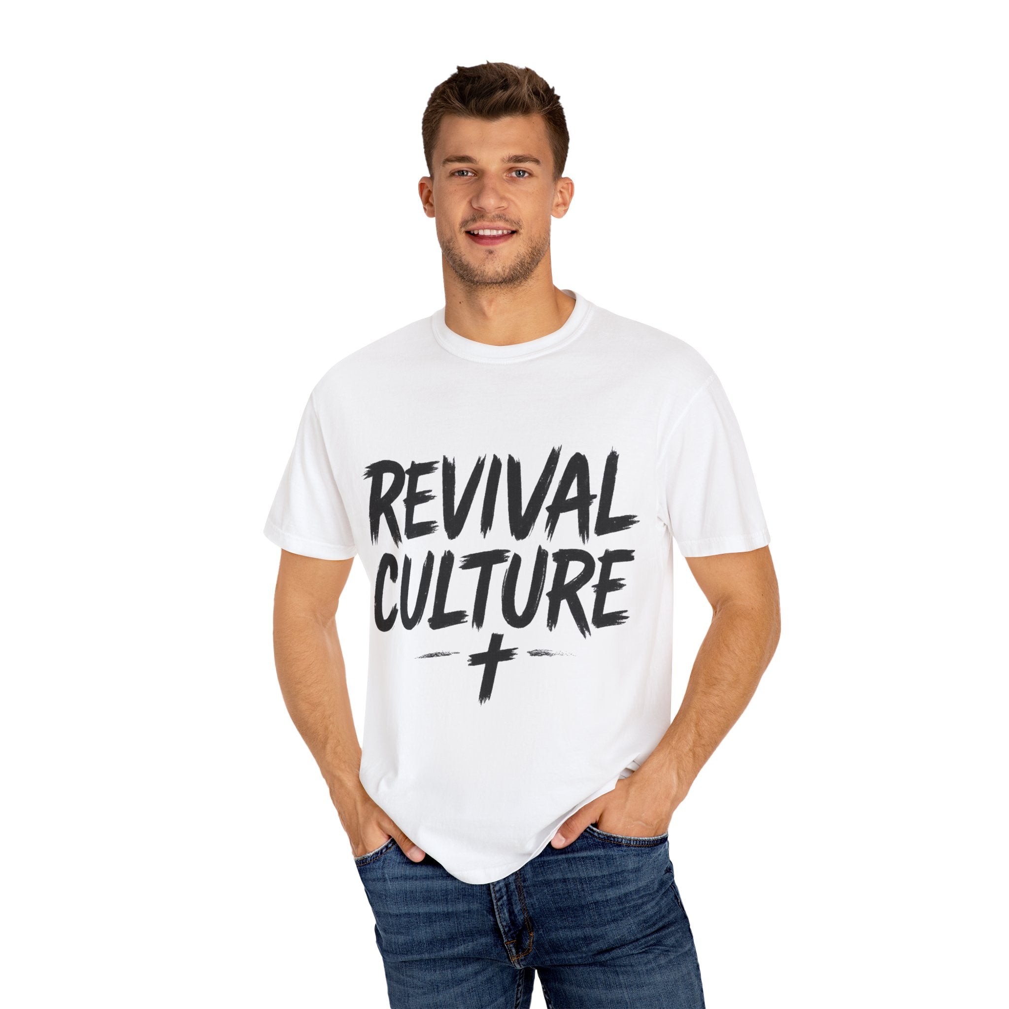 Revival Culture Grunge Tee | Christian Streetwear | Bold Christian T-Shirt for Teens & Young Adults