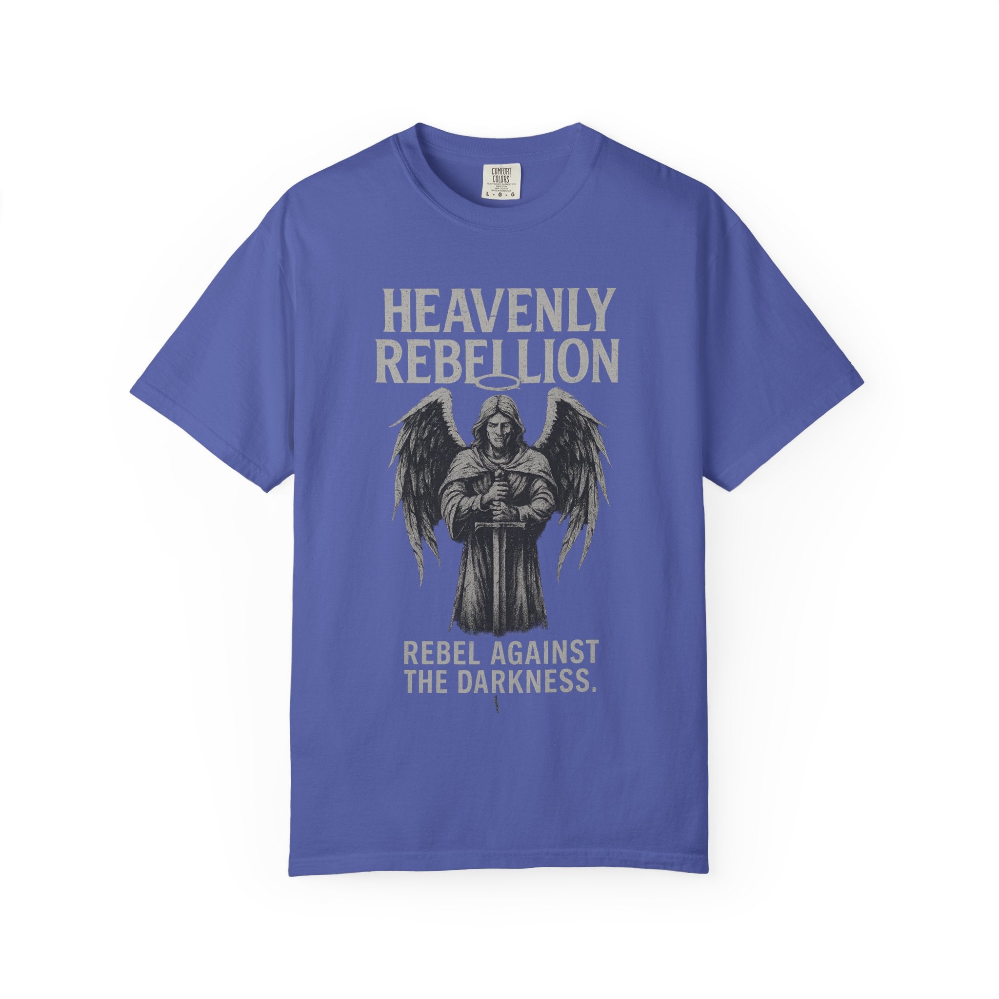 Heavenly Rebellion angel illustration T-Shirt | Rebel Against the Darkness