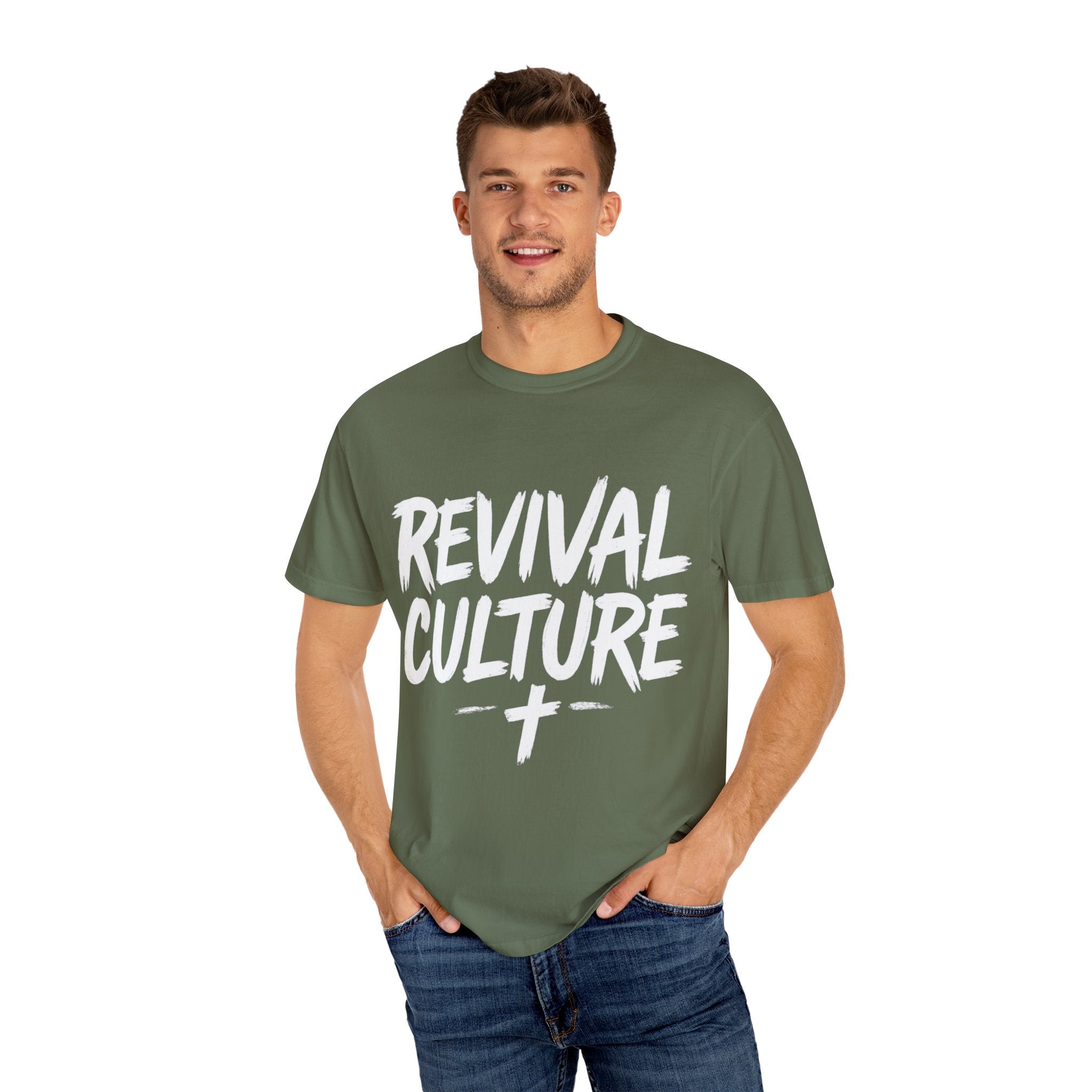 Revival Culture Grunge Tee | Christian Streetwear | Bold Christian T-Shirt for Teens & Young Adults