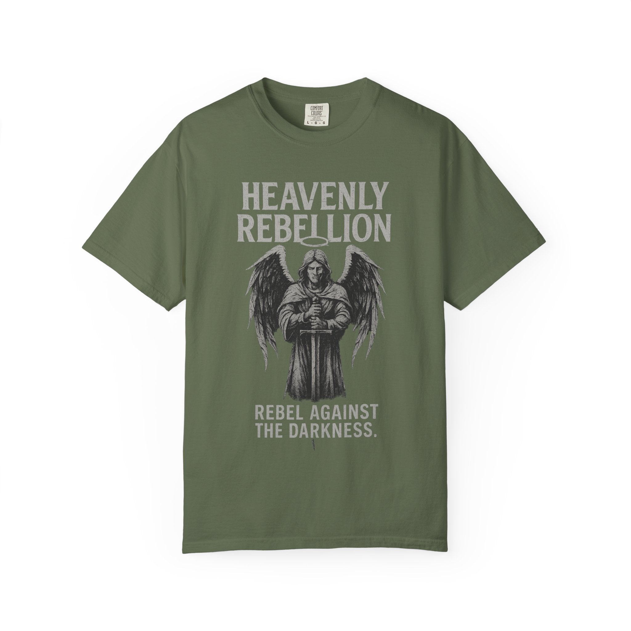 Heavenly Rebellion angel illustration T-Shirt | Rebel Against the Darkness
