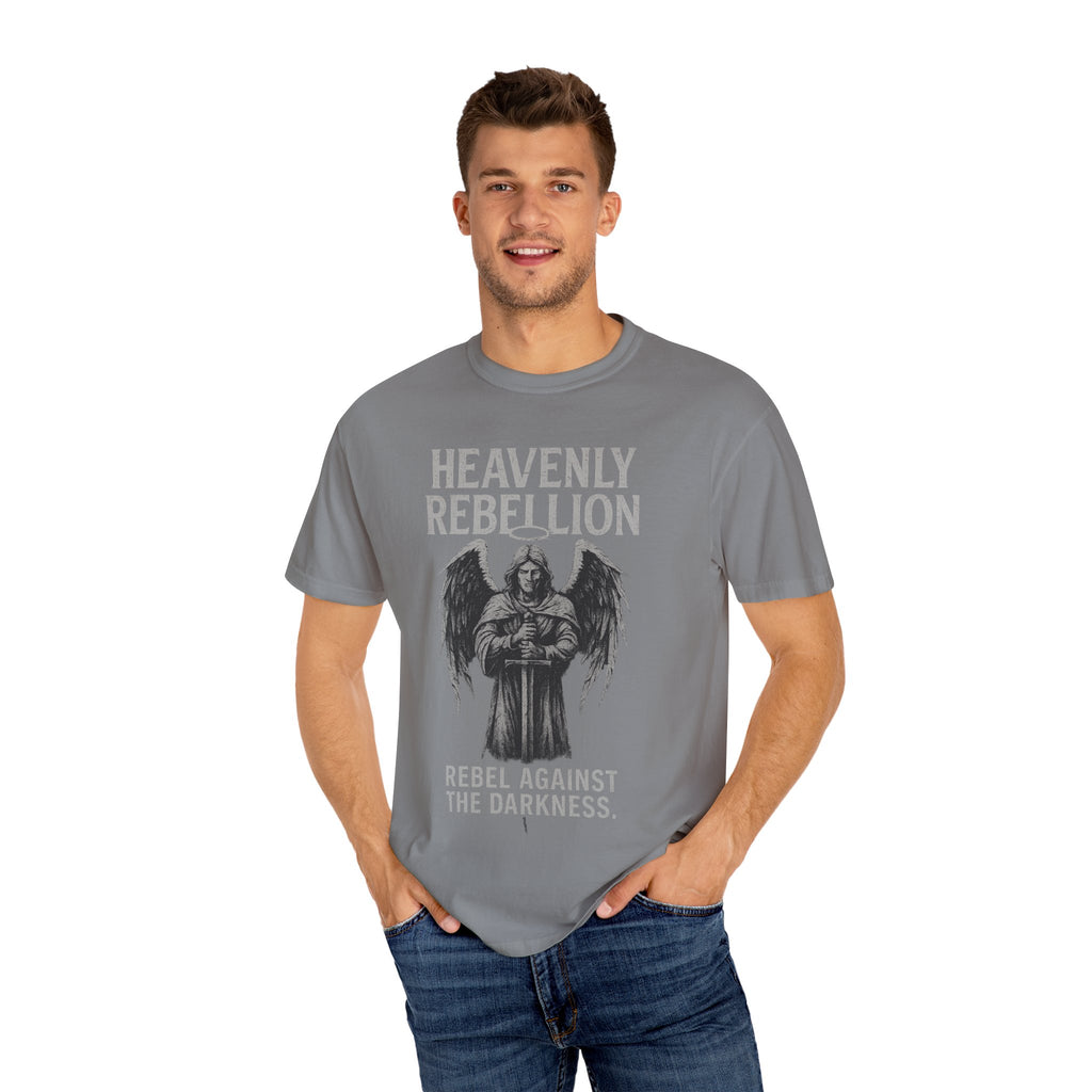 Heavenly Rebellion angel illustration T-Shirt | Rebel Against the Darkness