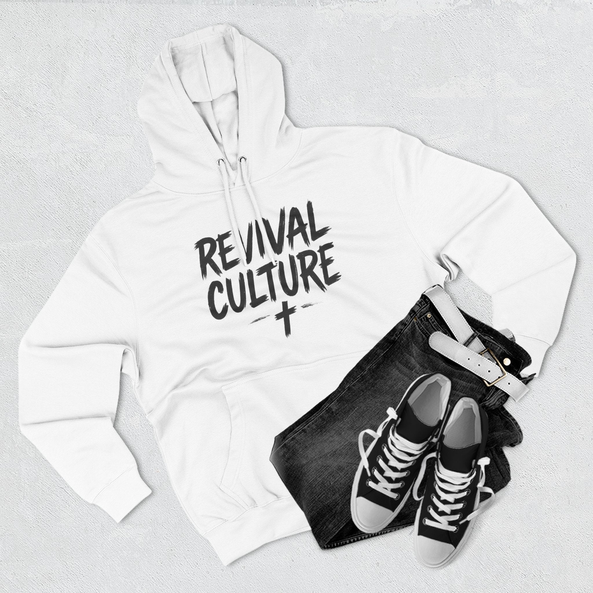 Revival Culture Grunge Fleece Hoodie | Christian Streetwear | Christian Teens & Young Adult