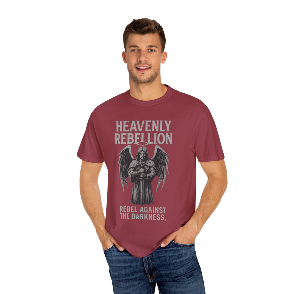 Heavenly Rebellion angel illustration T-Shirt | Rebel Against the Darkness