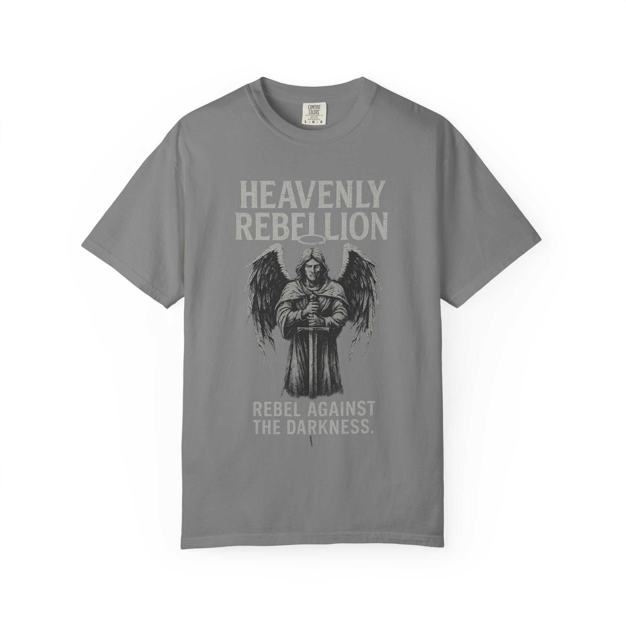 Heavenly Rebellion angel illustration T-Shirt | Rebel Against the Darkness