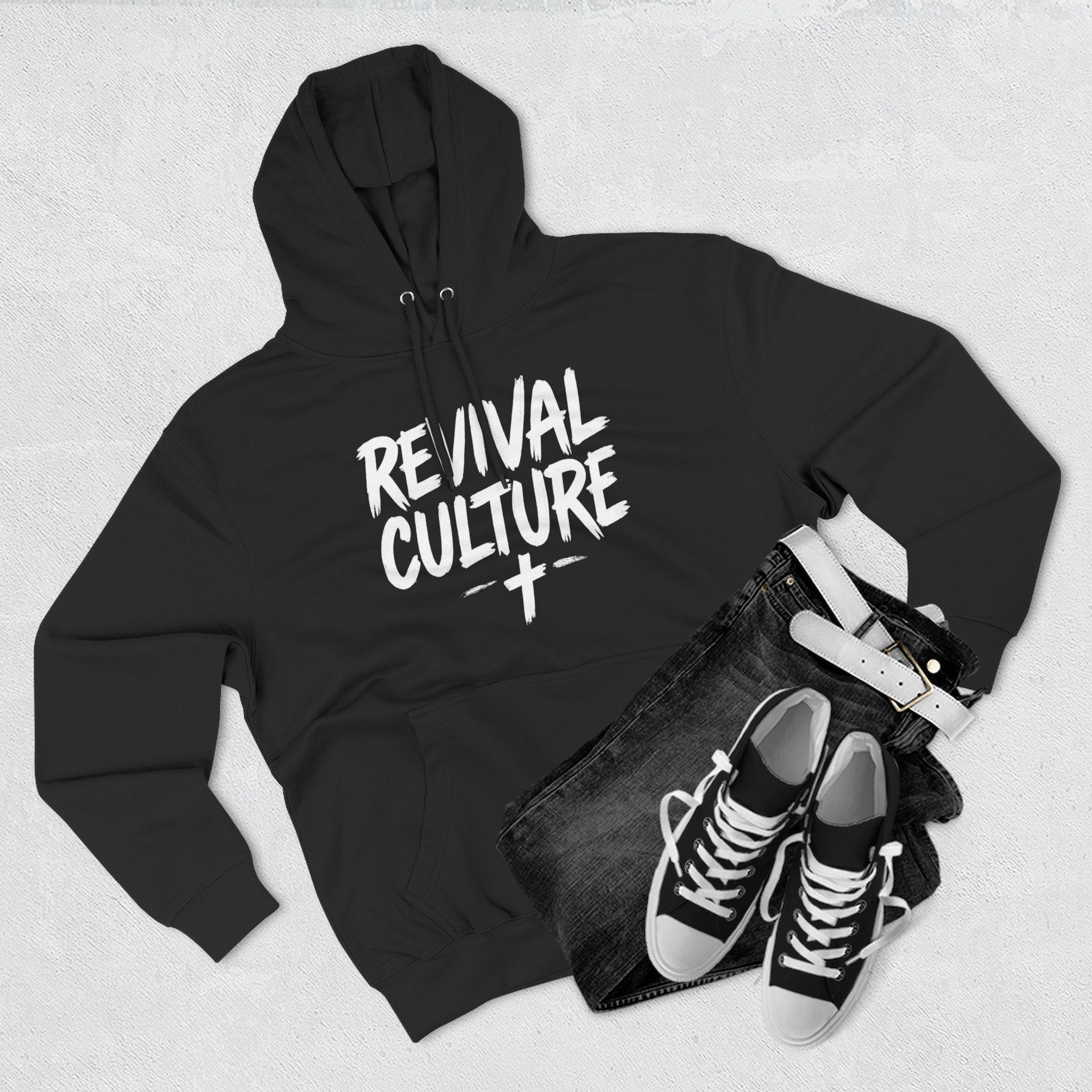 Revival Culture Grunge Fleece Hoodie | Christian Streetwear | Christian Teens & Young Adult