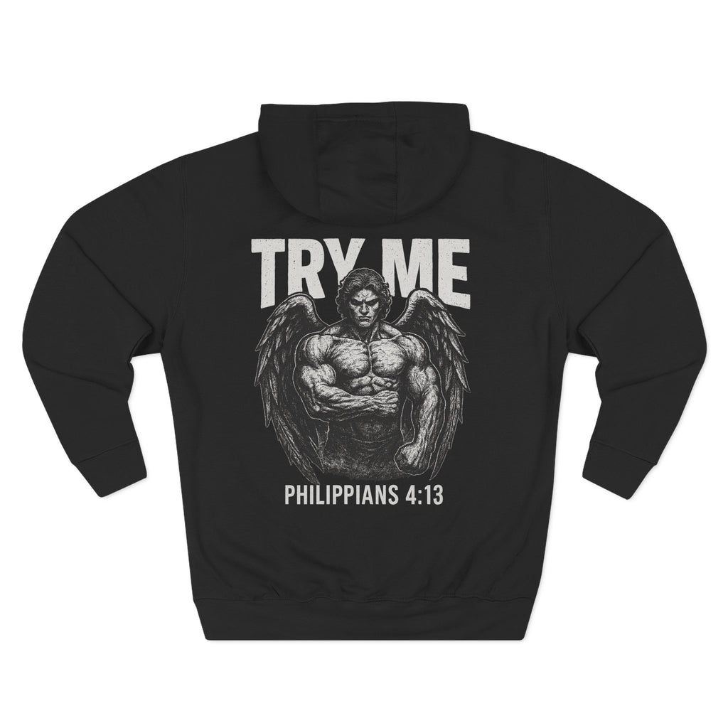 Try Me | Philippians 4:13 | Grit & Faith Christian Streetwear Tee