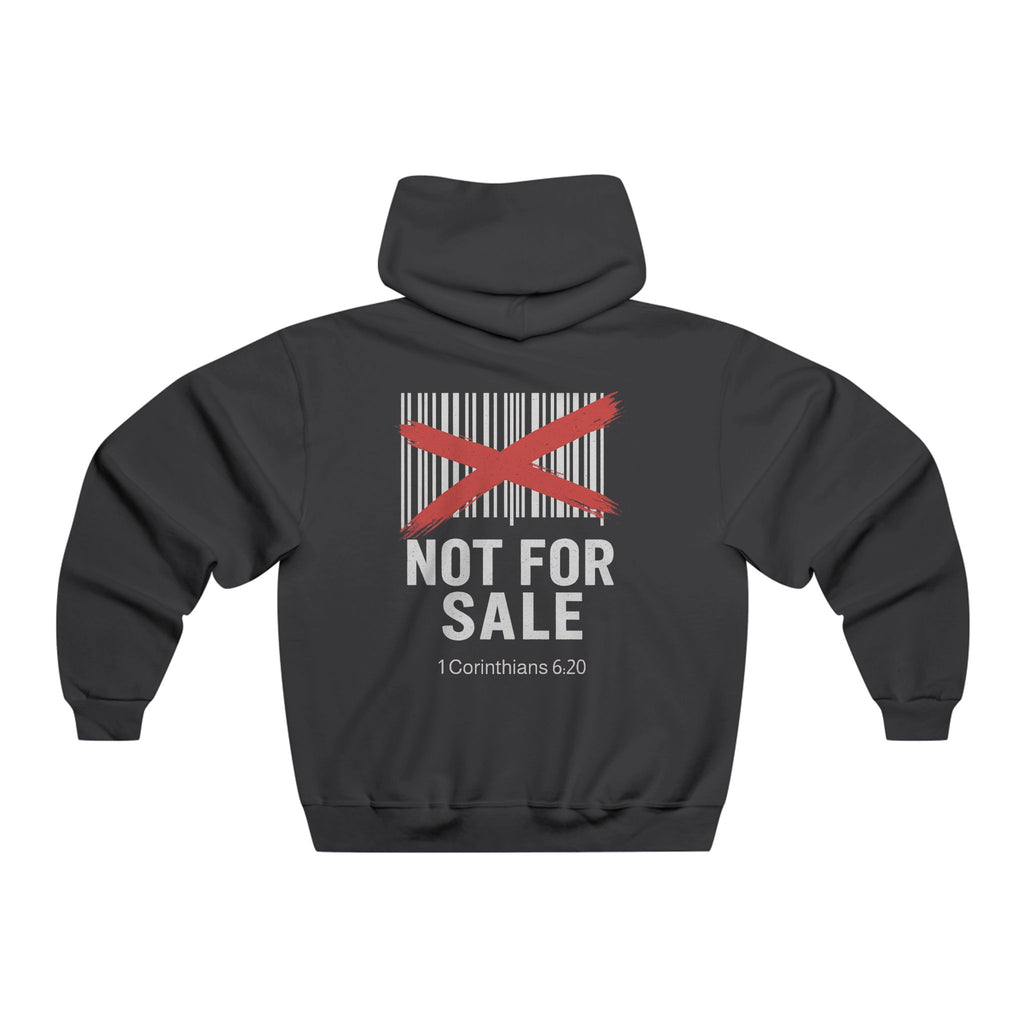 Not For Sale Christian Hoodie | Barcode Streetwear Design | Faith Apparel Inspired by 1 Corinthians 6:20