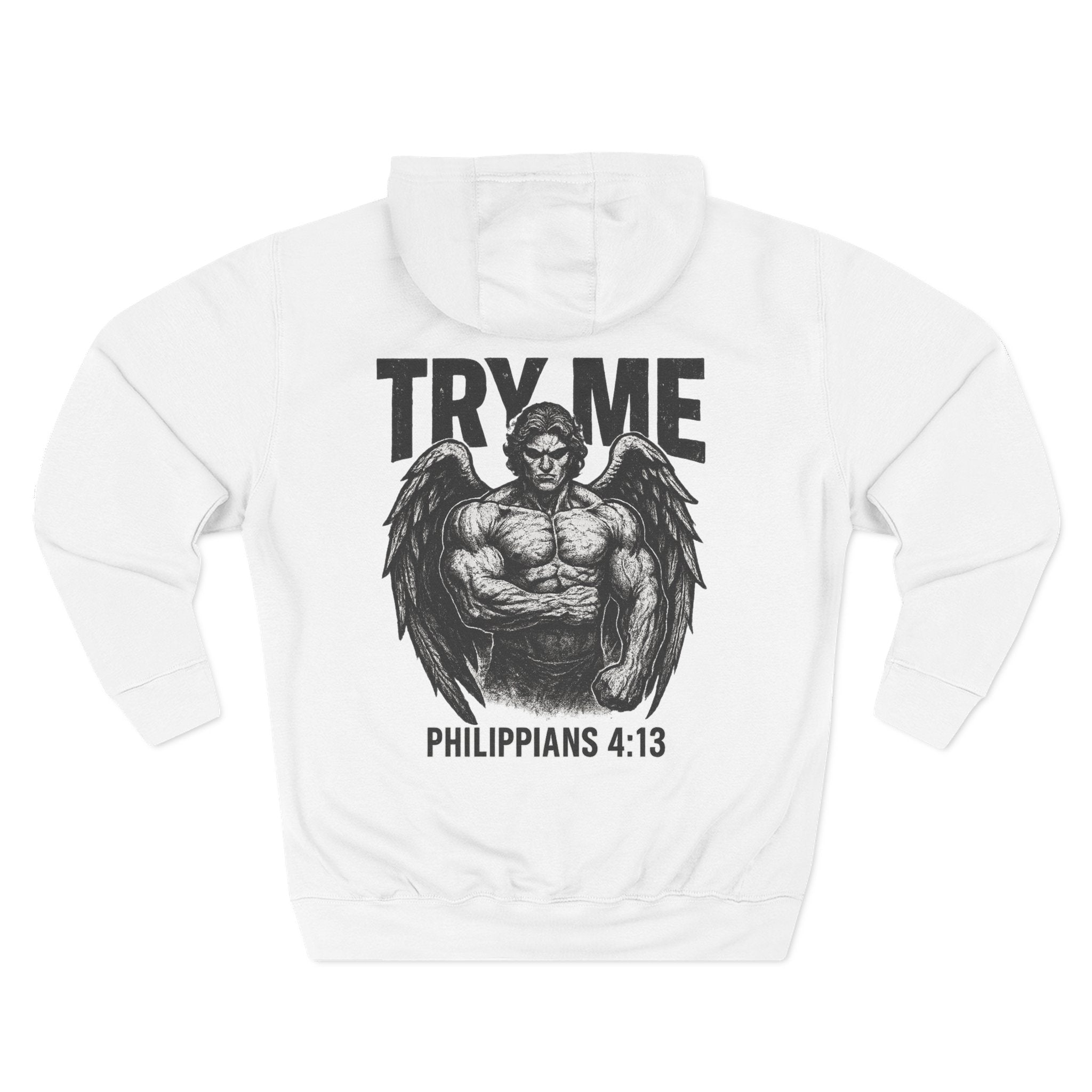 Try Me | Philippians 4:13 | Grit & Faith Christian Streetwear Tee
