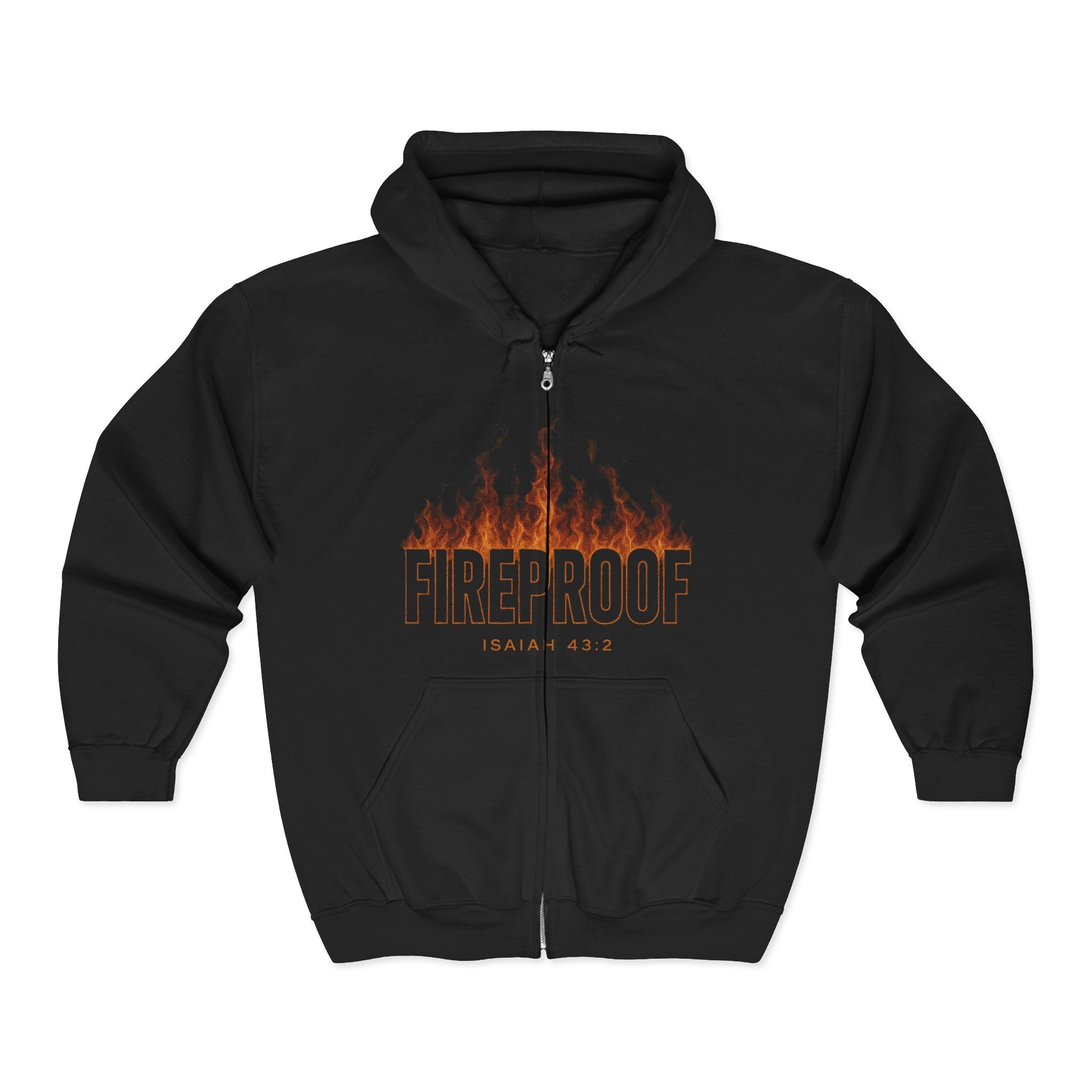 Fire Proof Hoodie | Christian Streetwear| Isaiah 43:2
