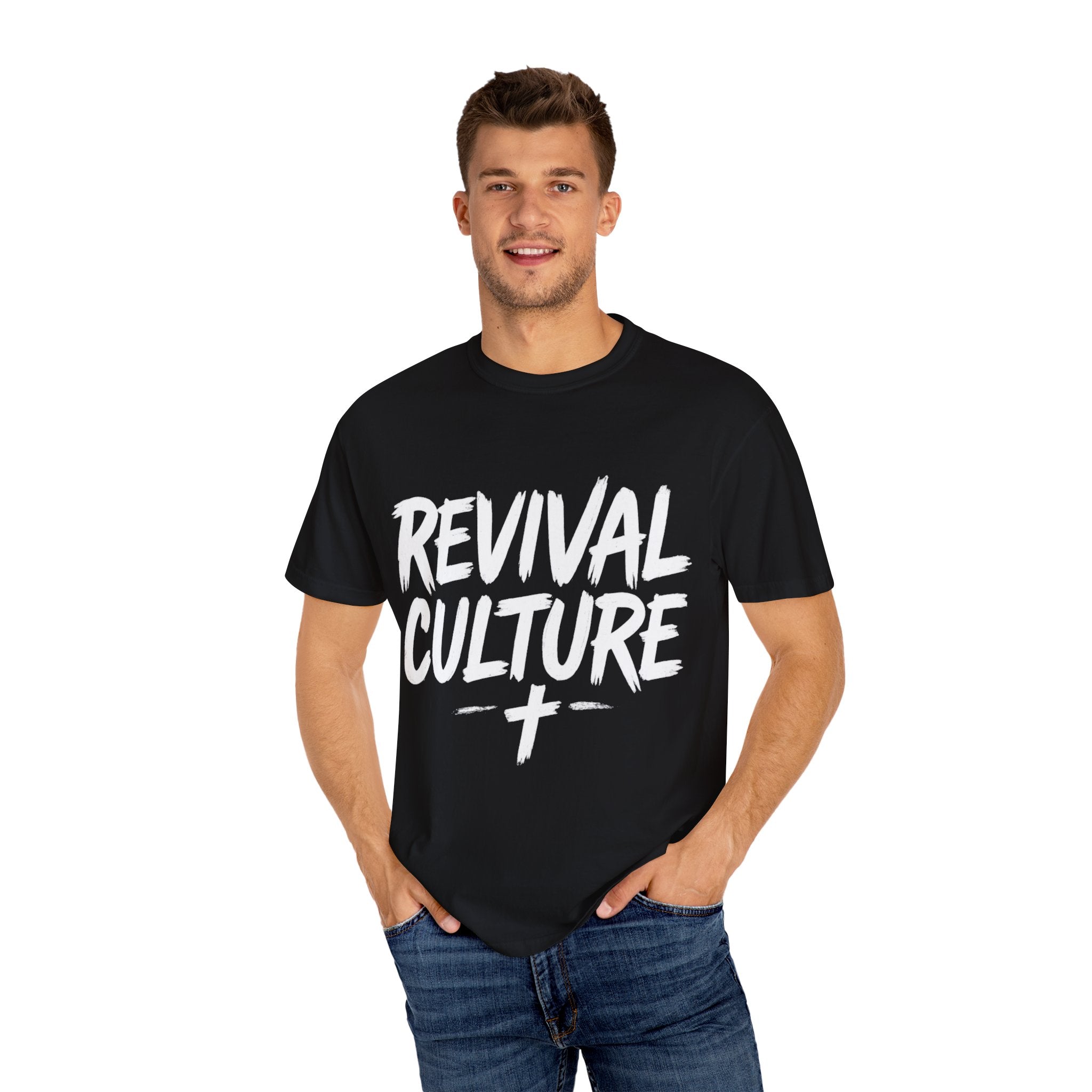 Revival Culture Grunge Tee | Christian Streetwear | Bold Christian T-Shirt for Teens & Young Adults