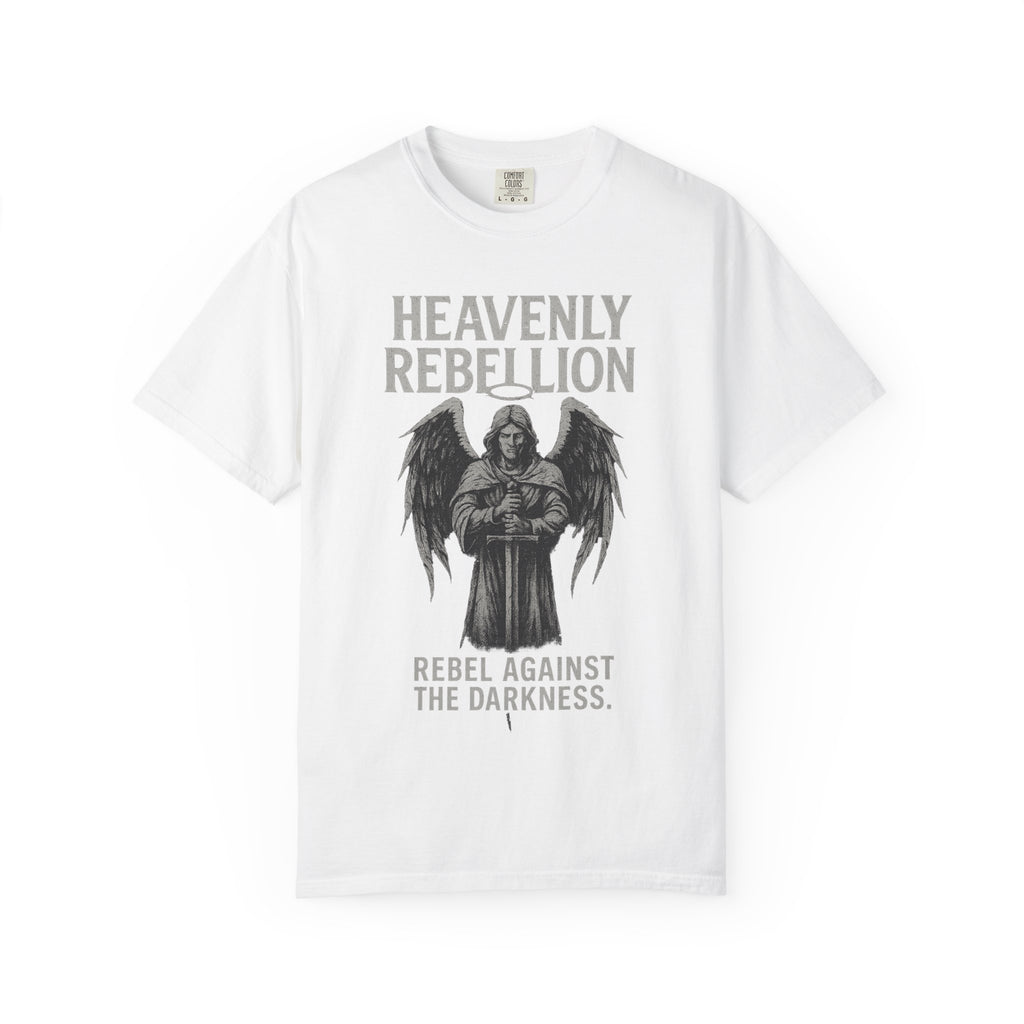 Heavenly Rebellion angel illustration T-Shirt | Rebel Against the Darkness