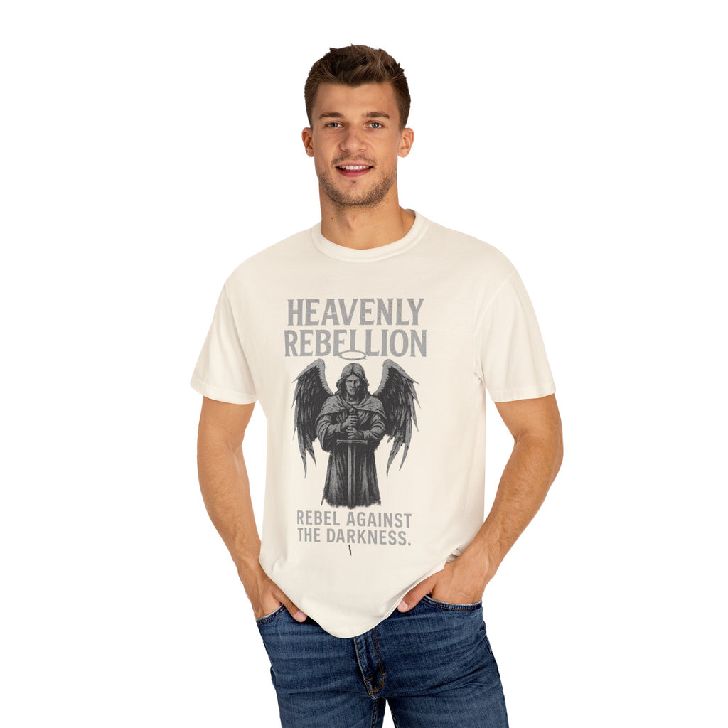 Heavenly Rebellion angel illustration T-Shirt | Rebel Against the Darkness