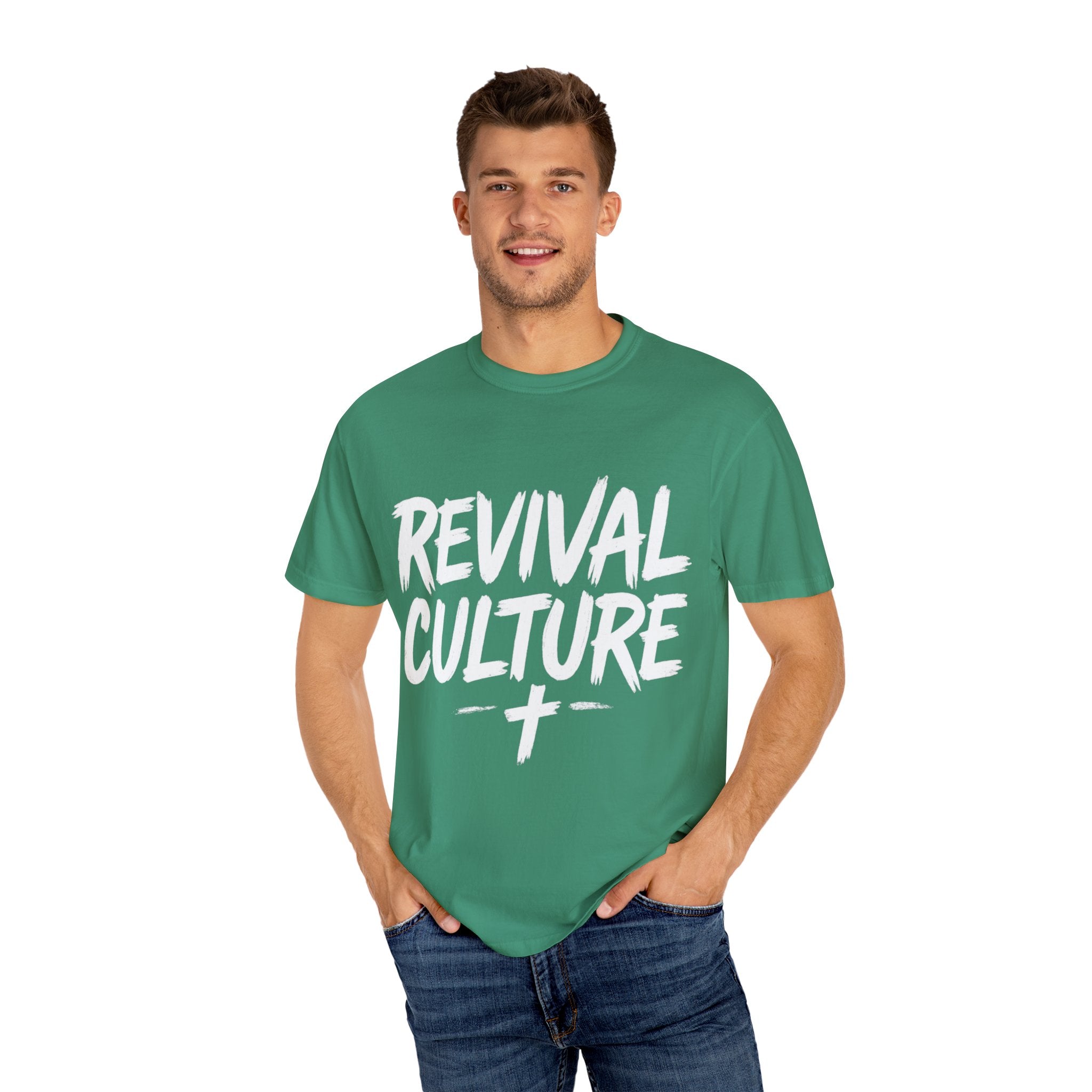 Revival Culture Grunge Tee | Christian Streetwear | Bold Christian T-Shirt for Teens & Young Adults