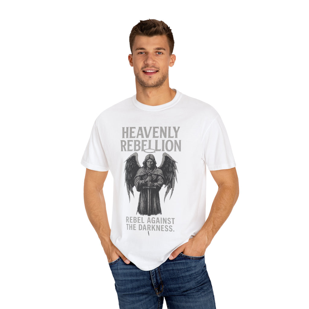 Heavenly Rebellion angel illustration T-Shirt | Rebel Against the Darkness