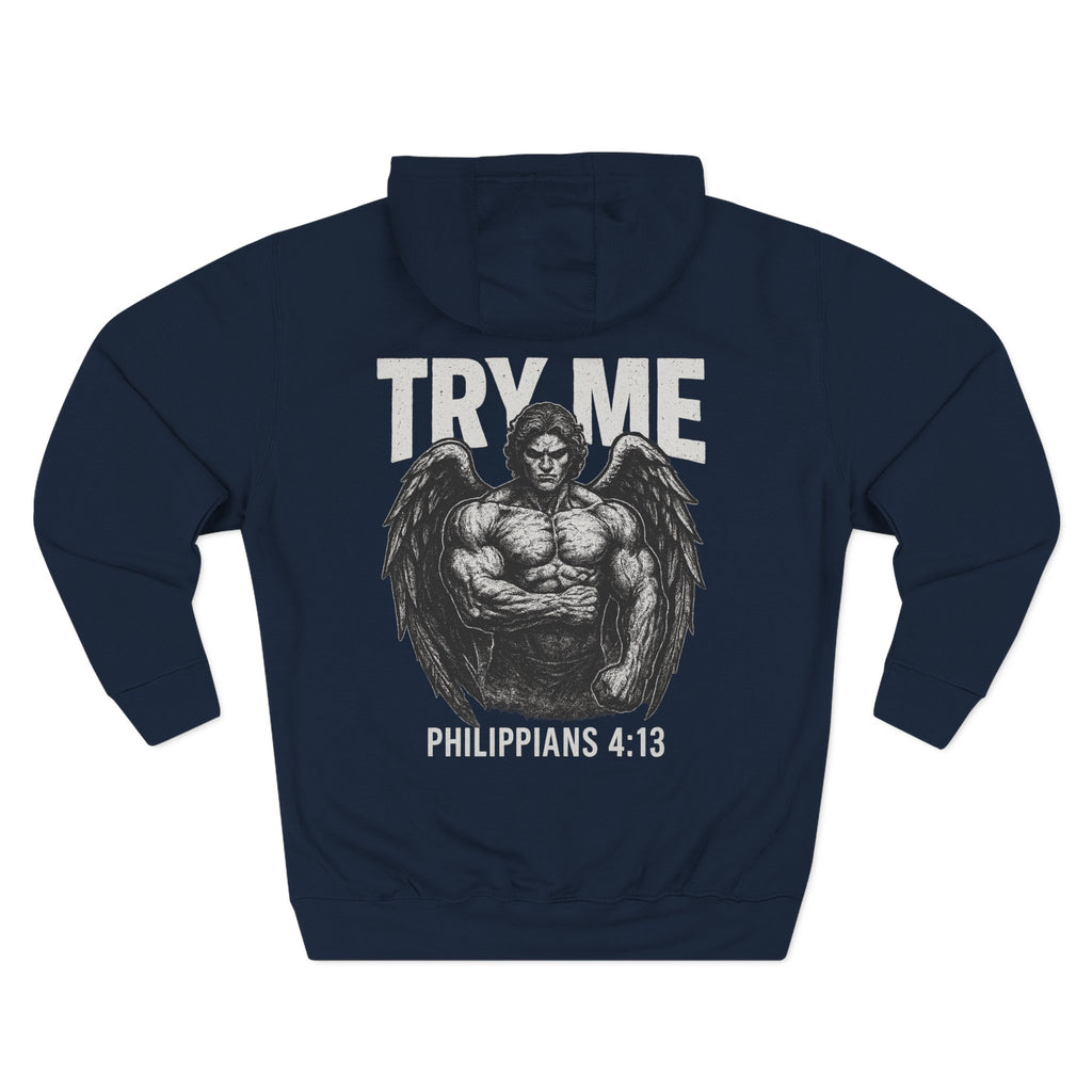 Try Me | Philippians 4:13 | Grit & Faith Christian Streetwear Tee