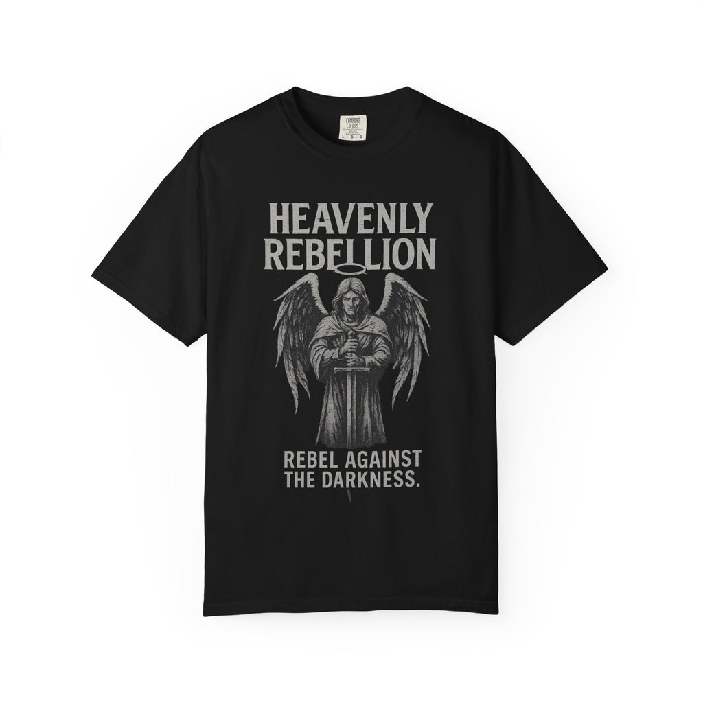 Heavenly Rebellion angel illustration T-Shirt | Rebel Against the Darkness